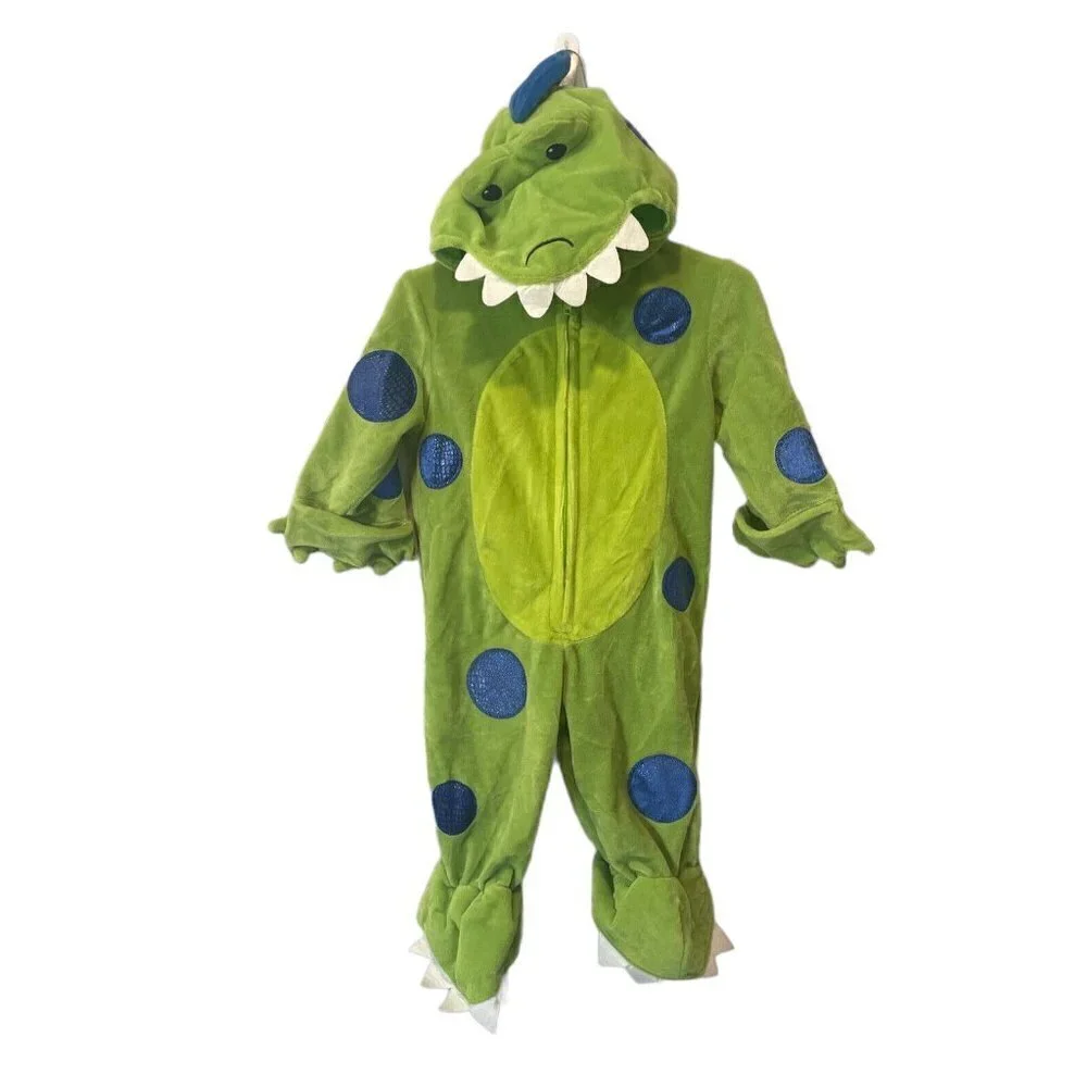 Mini Wear Green Dragon Halloween Costume Front Zipper Toddler 6-9  Months